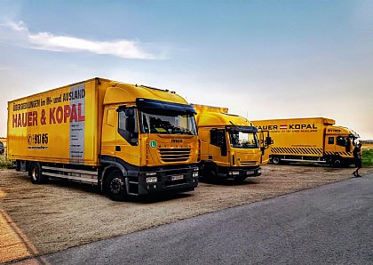 Ein kleiner Teil unserer LKW Flotte