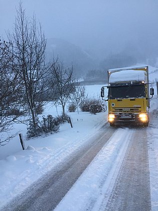 Ihr Umzugsgut kommt auch bei Schnee sicher an