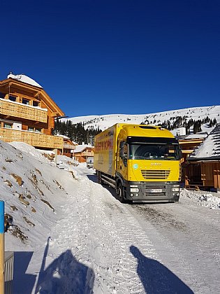 Wir transportieren Ihr Umzugsgut direkt an die Schipiste