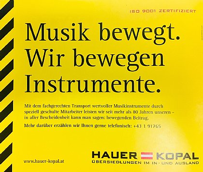 Wiener Symphoniker Katalog 18 19 Beitrag Hauer & Kopal